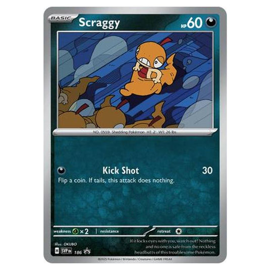 Pokemon - SV Black Star Promos - Scraggy SVP186