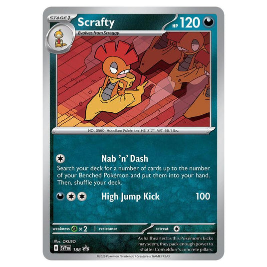 Pokemon - SV Black Star Promos - Scrafty SVP188