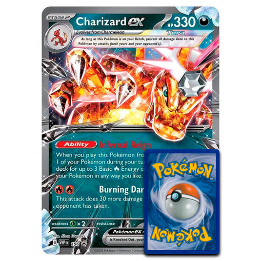 Pokemon - SV Black Star Promos - Charizard ex Oversized Lenticular Promo Card