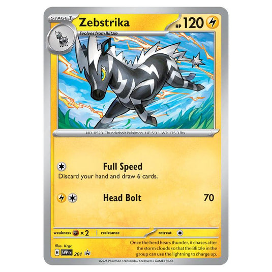 Pokemon - SV Black Star Promos - Zebstrika SVP201