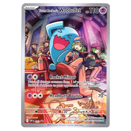 Pokemon - SV Black Star Promos - Team Rocket's Wobbuffet SVP203