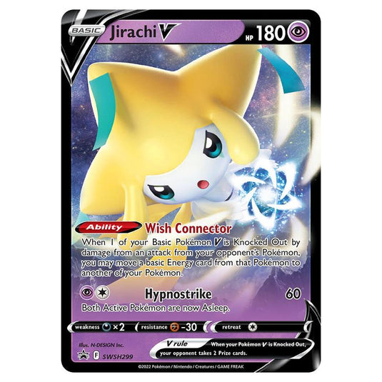 Pokemon - SWSH Black Star Promos - Jirachi V SWSH299
