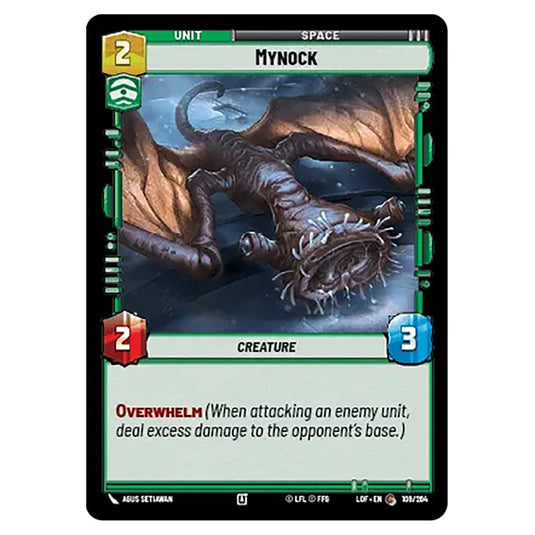 Mynock  card from the Star Wars Unlimited set Legends of the Force