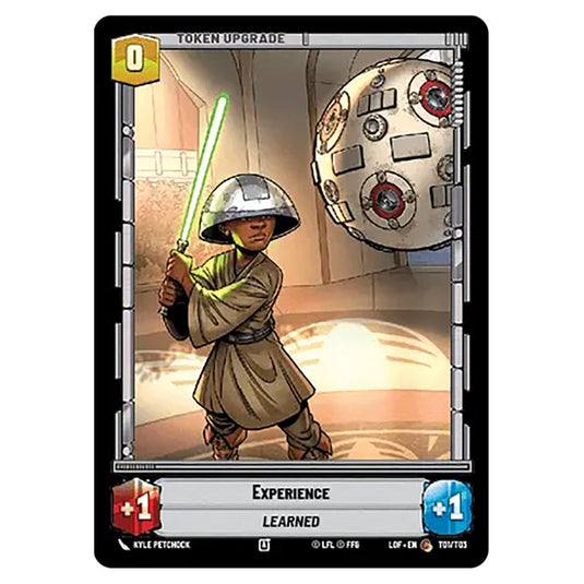 Experience  card from the Star Wars Unlimited set Legends of the Force