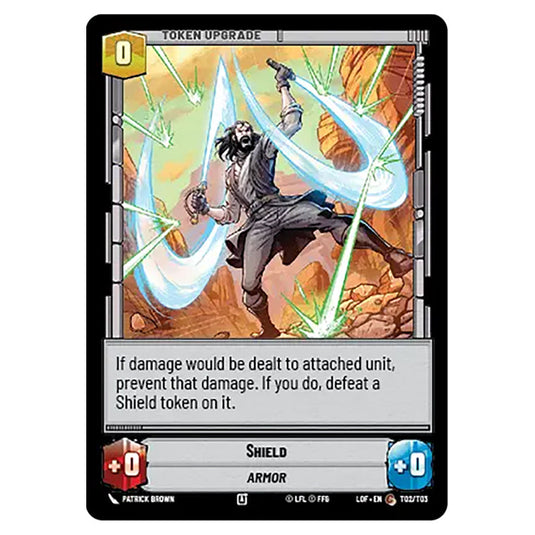 Shield  card from the Star Wars Unlimited set Legends of the Force