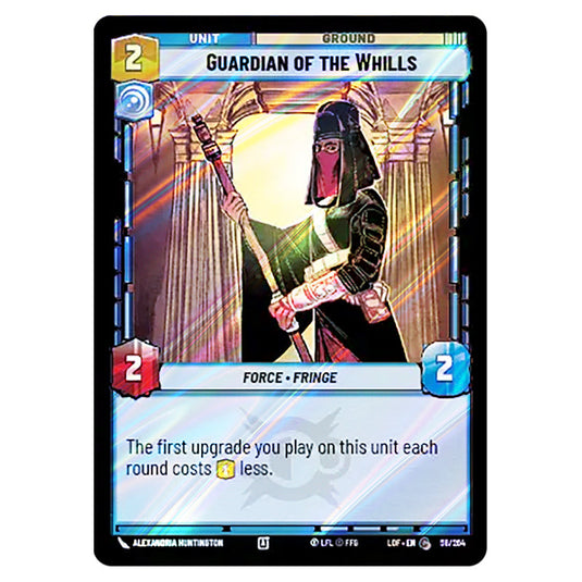 Guardian of the Whills  card from the Star Wars Unlimited set Legends of the Force