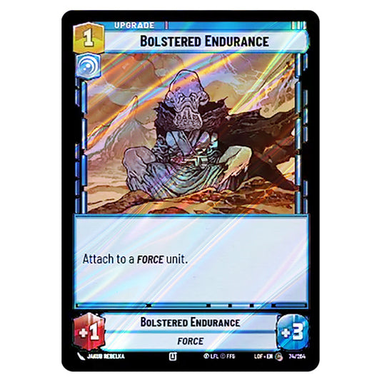 Bolstered Endurance  card from the Star Wars Unlimited set Legends of the Force
