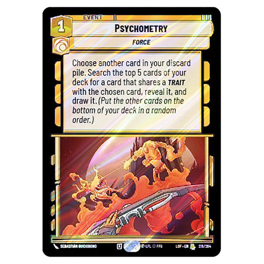 Star Wars Unlimited - Legends of the Force - Psychometry (Rare)