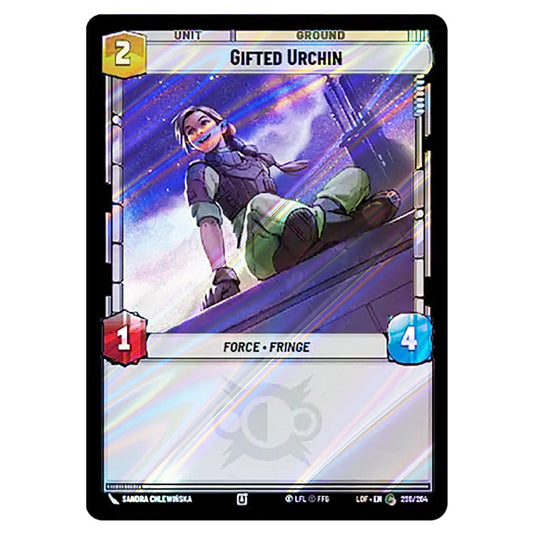 Gifted Urchin  card from the Star Wars Unlimited set Legends of the Force
