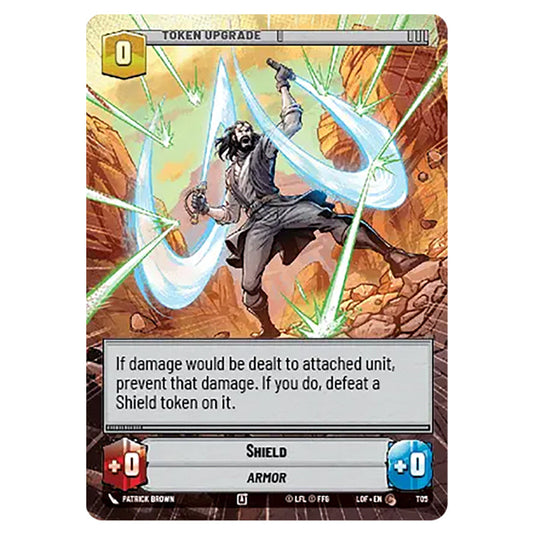 Shield  card from the Star Wars Unlimited set Legends of the Force