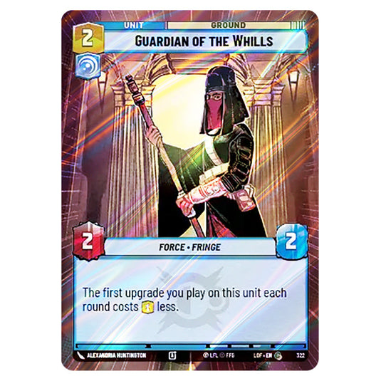 Guardian of the Whills  card from the Star Wars Unlimited set Legends of the Force