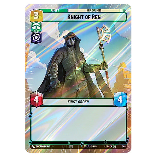 Knight of Ren  card from the Star Wars Unlimited set Legends of the Force