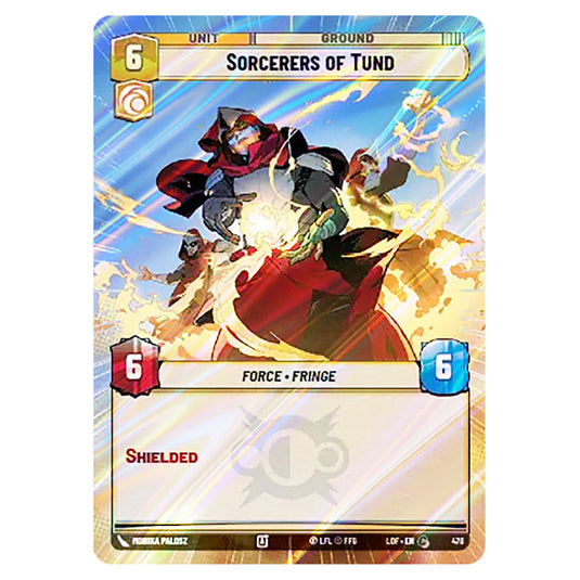 Sorcerers of Tund  card from the Star Wars Unlimited set Legends of the Force