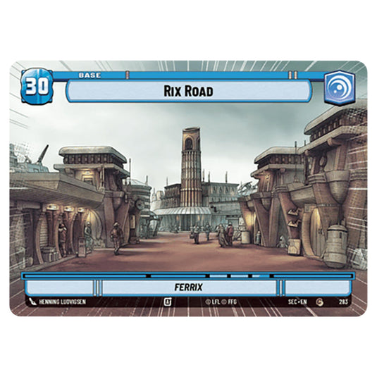 Rix Road card from the Star Wars Unlimited Set Secrets of Power