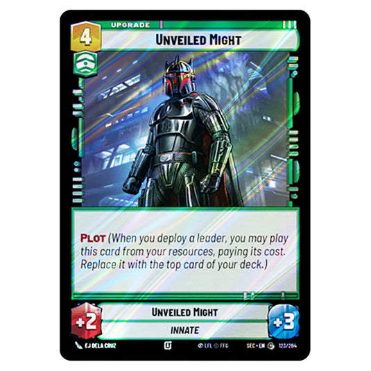 Unveiled Might card from the Star Wars Unlimited Set Secrets of Power