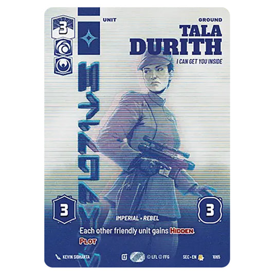Tala Durith I Can Get You Inside card from the Star Wars Unlimited Set Secrets of Power