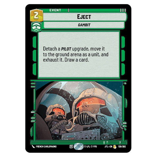 Eject Rare card from the Star Wars Unlimited set Jump to Lightspeed