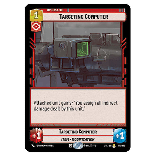 Targeting Computer Rare card from the Star Wars Unlimited set Jump to Lightspeed