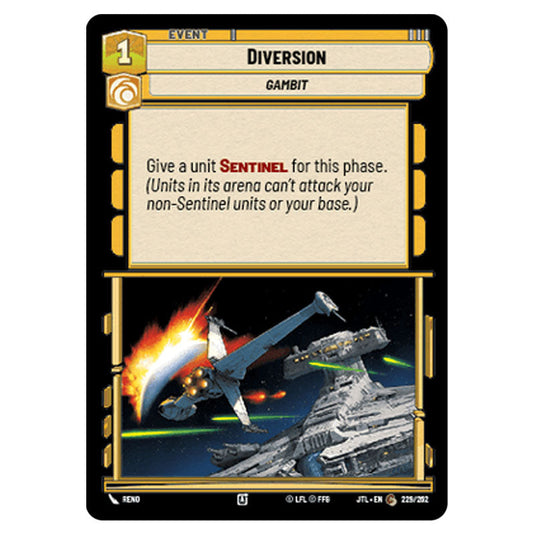 Diversion Common card from the Star Wars Unlimited set Jump to Lightspeed