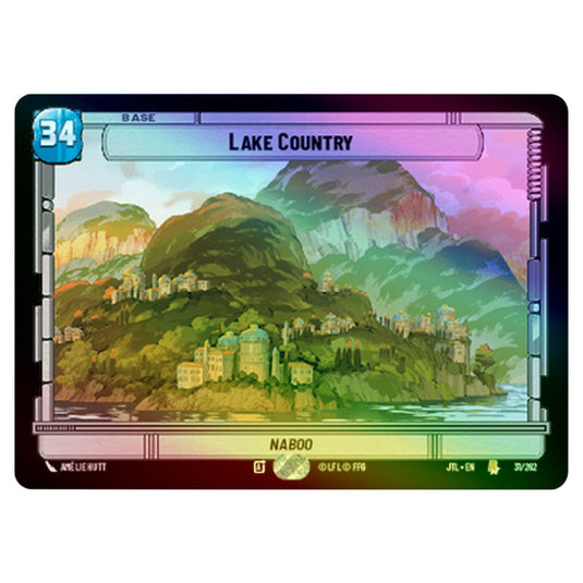 Lake Country Rare card from the Star Wars Unlimited set Jump to Lightspeed