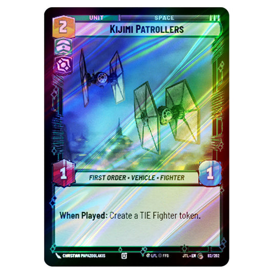 Kijimi Patrollers Common card from the Star Wars Unlimited set Jump to Lightspeed