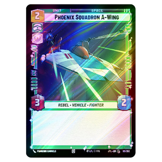 Phoenix Squadron A-Wing Common card from the Star Wars Unlimited set Jump to Lightspeed