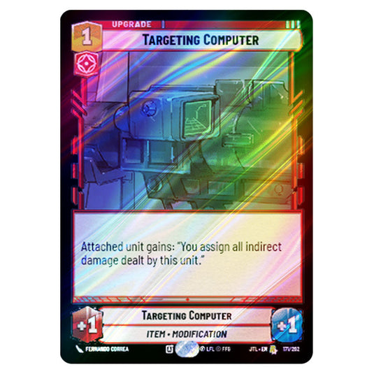 Targeting Computer Rare card from the Star Wars Unlimited set Jump to Lightspeed