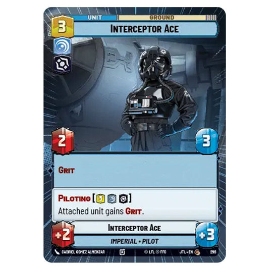 Interceptor Ace Common card from the Star Wars Unlimited set Jump to Lightspeed
