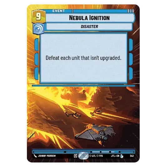 Nebula Ignition Legendary card from the Star Wars Unlimited set Jump to Lightspeed