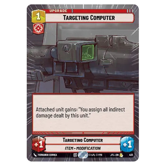 Targeting Computer Rare card from the Star Wars Unlimited set Jump to Lightspeed
