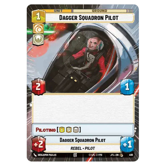 Dagger Squadron Pilot Common card from the Star Wars Unlimited set Jump to Lightspeed