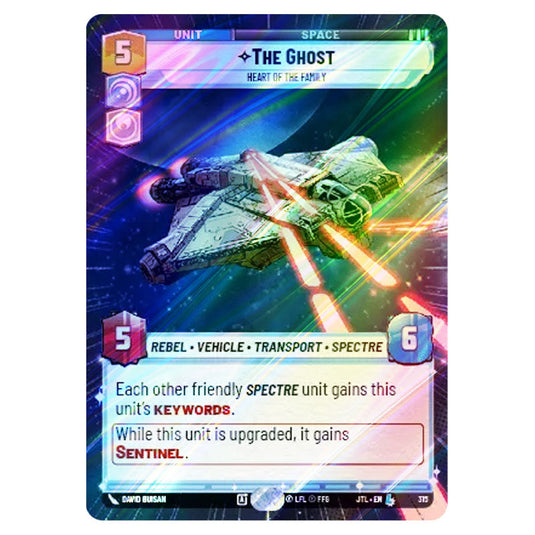 The Ghost Heart of the Family Legendary card from the Star Wars Unlimited set Jump to Lightspeed