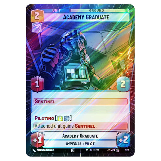 Academy Graduate Common card from the Star Wars Unlimited set Jump to Lightspeed