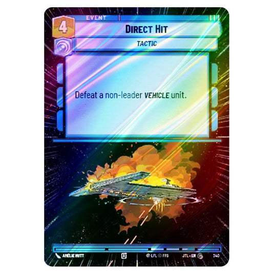 Direct Hit Common card from the Star Wars Unlimited set Jump to Lightspeed