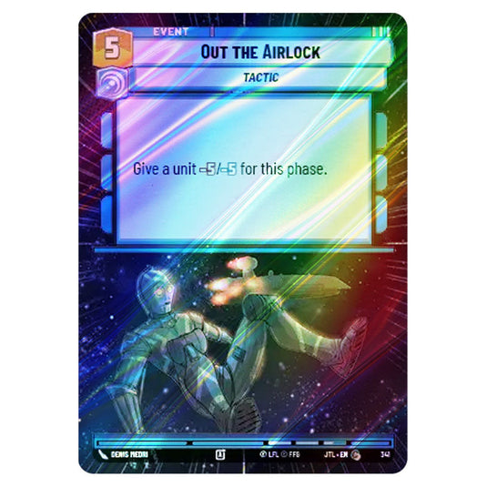 Out the Airlock Common card from the Star Wars Unlimited set Jump to Lightspeed