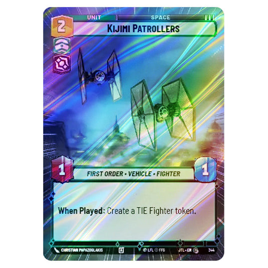 Kijimi Patrollers Common card from the Star Wars Unlimited set Jump to Lightspeed