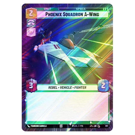 Phoenix Squadron A-Wing Common card from the Star Wars Unlimited set Jump to Lightspeed