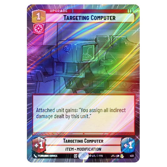 Targeting Computer Rare card from the Star Wars Unlimited set Jump to Lightspeed