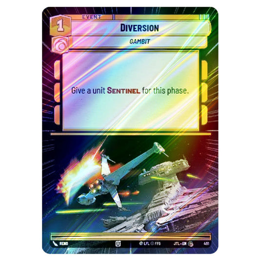 Diversion Common card from the Star Wars Unlimited set Jump to Lightspeed