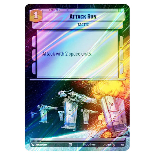 Attack Run Common card from the Star Wars Unlimited set Jump to Lightspeed