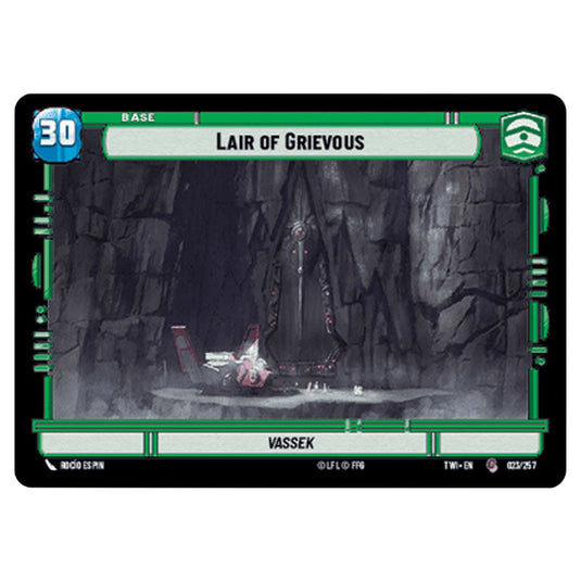 Star Wars Unlimited - Twilight of the Republic - Lair of Grievous (Common) - 023/257