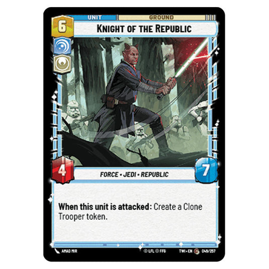 Star Wars Unlimited - Twilight of the Republic - Knight of the Republic (Common) - 049/257