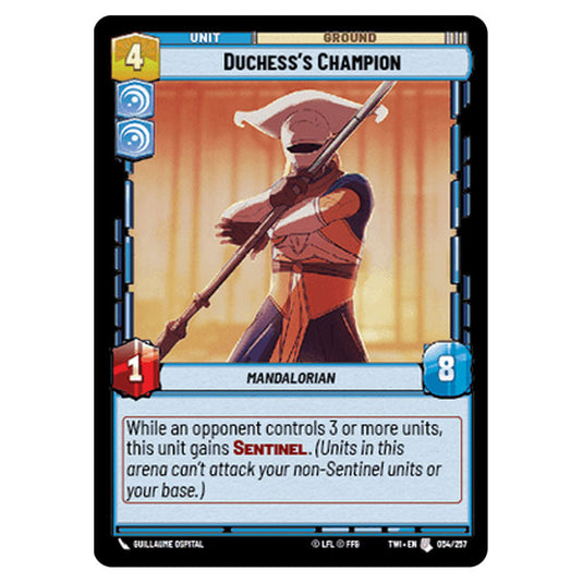 Star Wars Unlimited - Twilight of the Republic - Duchess's Champion (Uncommon) - 054/257