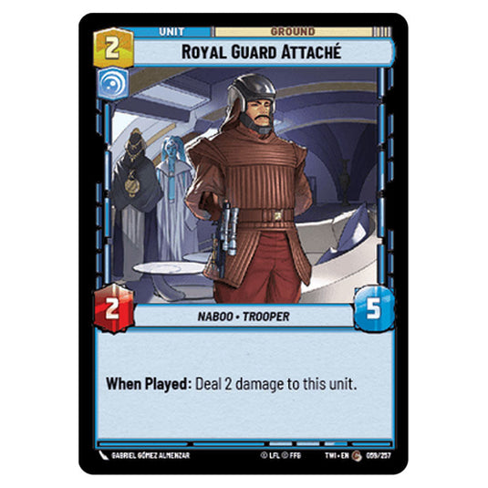 Star Wars Unlimited - Twilight of the Republic - Royal Guard Attaché (Common) - 059/257