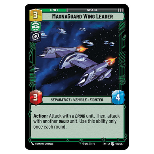 Star Wars Unlimited - Twilight of the Republic - MagnaGuard Wing Leader (Uncommon) - 082/257