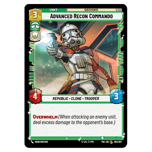 Star Wars Unlimited - Twilight of the Republic - Advanced Recon Commando (Common) - 093/257