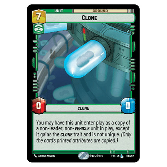 Star Wars Unlimited - Twilight of the Republic - Clone (Legendary) - 116/257
