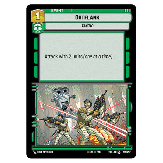 Star Wars Unlimited - Twilight of the Republic - Outflank (Special) - 123/257