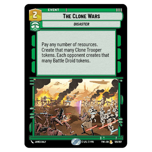 Star Wars Unlimited - Twilight of the Republic - The Clone Wars (Rare) - 125/257