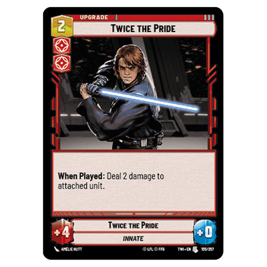 Star Wars Unlimited - Twilight of the Republic - Twice the Pride (Uncommon) - 155/257